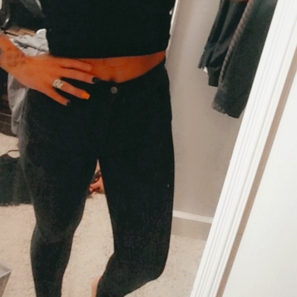 Celebrity pink butt enchanting jeans black